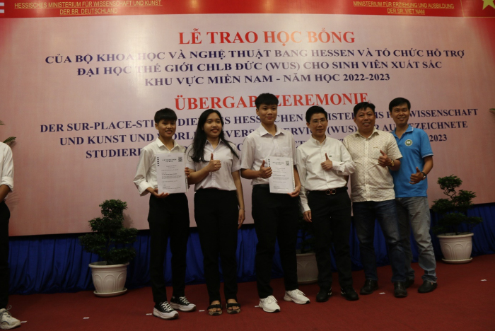 Trao học bổng Hessen cho sinh viên xuất sắc khu vực Miền Nam