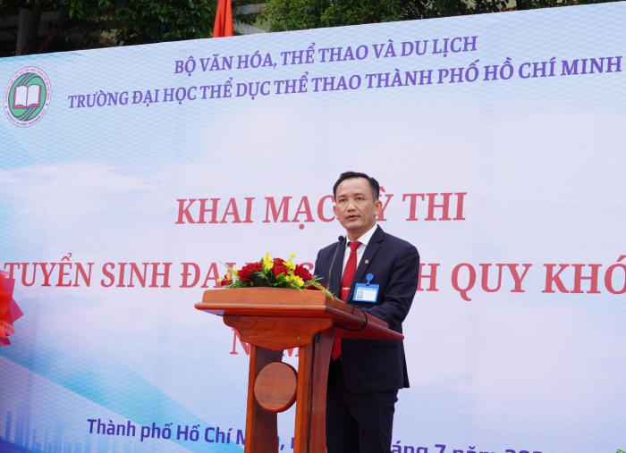 Trường Đại học Thể dục thể thao TPHCM tổ chức khai mạc kỳ thi tuyển sinh Đại học chính quy khóa 47  năm 2024.