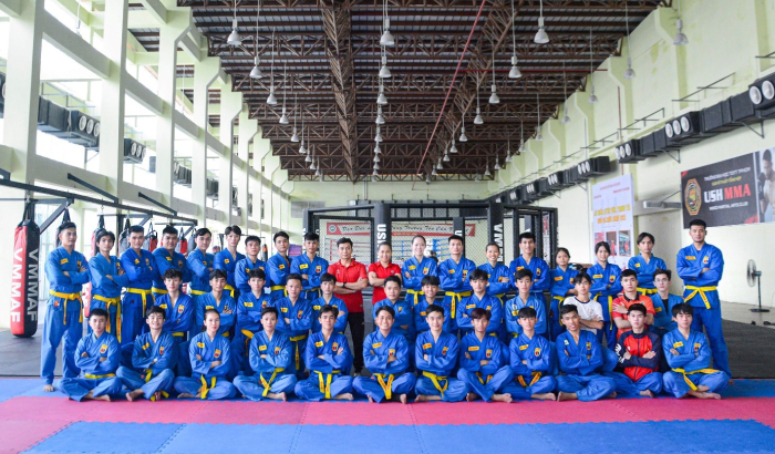 Đội tuyển Vovinam Sinh viên (USH) tham gia Giải Vô địch Vovinam Sinh viên Thành phố Hồ Chí Minh mở rộng năm 2024.