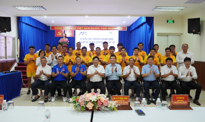USH - Trường Đại học Thể dục Thể thao TP.HCM phối hợp tổ chức Khóa đào tạo Huấn luyện viên Futsal cấp 1 AFC năm 2025.