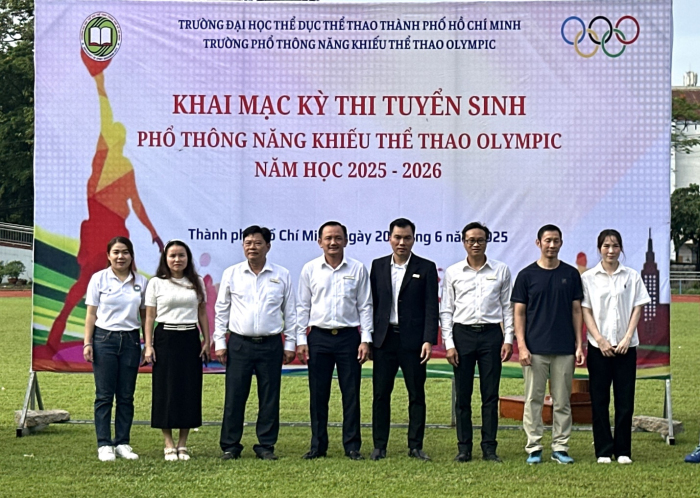 Trường Phổ thông năng khiếu Olympic :  Khai mạc kỳ thi tuyển sinh năng khiếu Thể dục Thể thao năm học 2025–2026