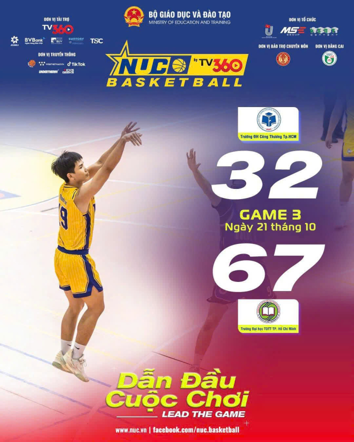 ĐỘI TUYỂN BÓNG RỔ USH MỞ MÀN ẤN TƯỢNG: CHIẾN THẮNG ÁP ĐẢO 67 - 32 TRƯỚC ĐẠI HỌC CÔNG THƯƠNG TP. HỒ CHÍ MINH