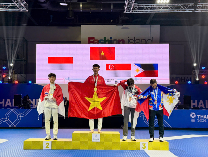 SINH VIÊN TRƯỜNG ĐẠI HỌC TDTT TP.HCM XUẤT SẮC GIÀNH HUY CHƯƠNG VÀNG TẠI SEA GAMES 33