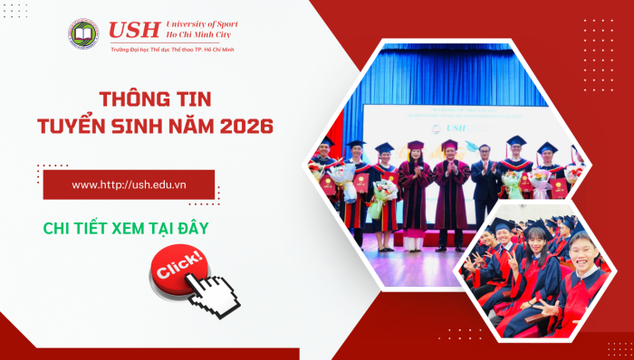 KẾ HOẠCH TUYỂN SINH NĂM 2026 - TRƯỜNG ĐẠI HỌC TDTT TP. HỒ CHÍ MINH