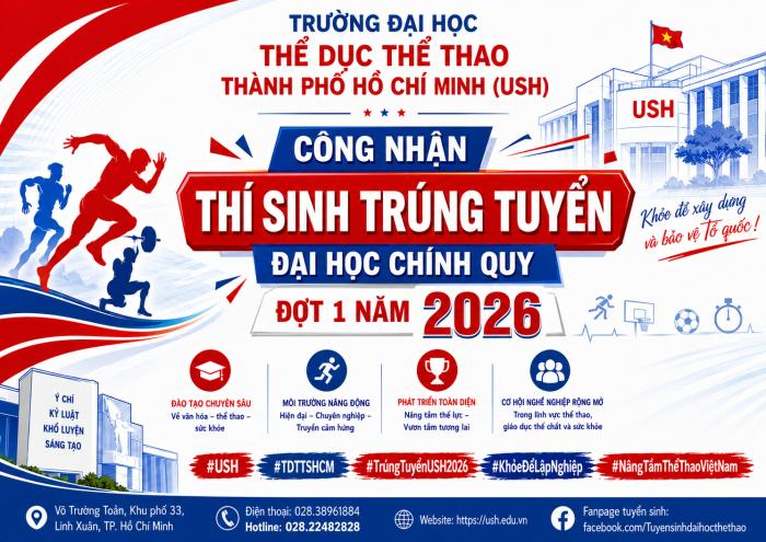Quyết định  Về việc công nhận thí sinh trúng tuyển Đại học chính quy đợt 1 năm 2026