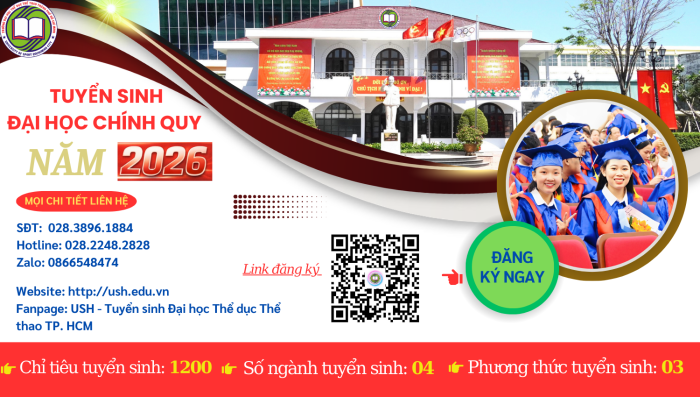 THÔNG TIN TUYỂN SINH ĐẠI HỌC CHÍNH QUY NĂM 2026