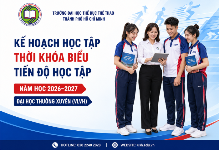 Kế hoạch học tập,Thời khóa biểu năm học 2026-2027 hệ thường xuyên (VLVH)