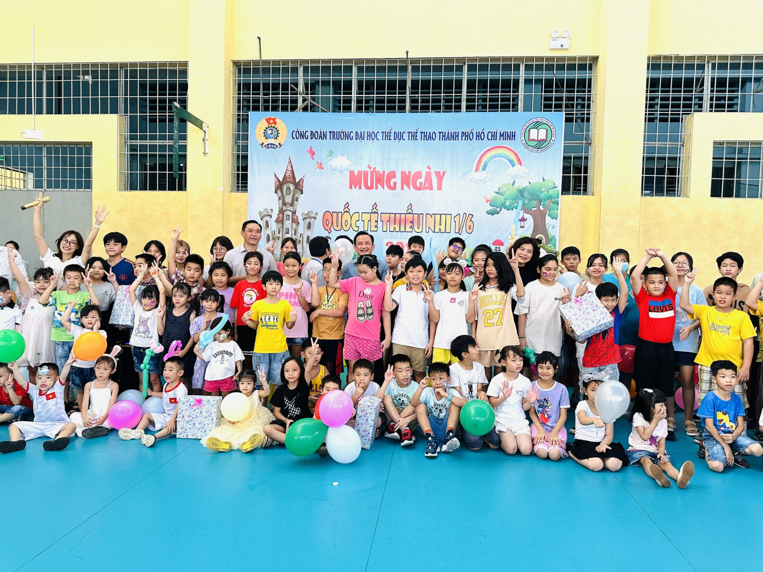 Trường Đại học  TDTT TP. Hồ Chí Minh: Tưng bừng ngày Quốc tế thiếu nhi 1/6.