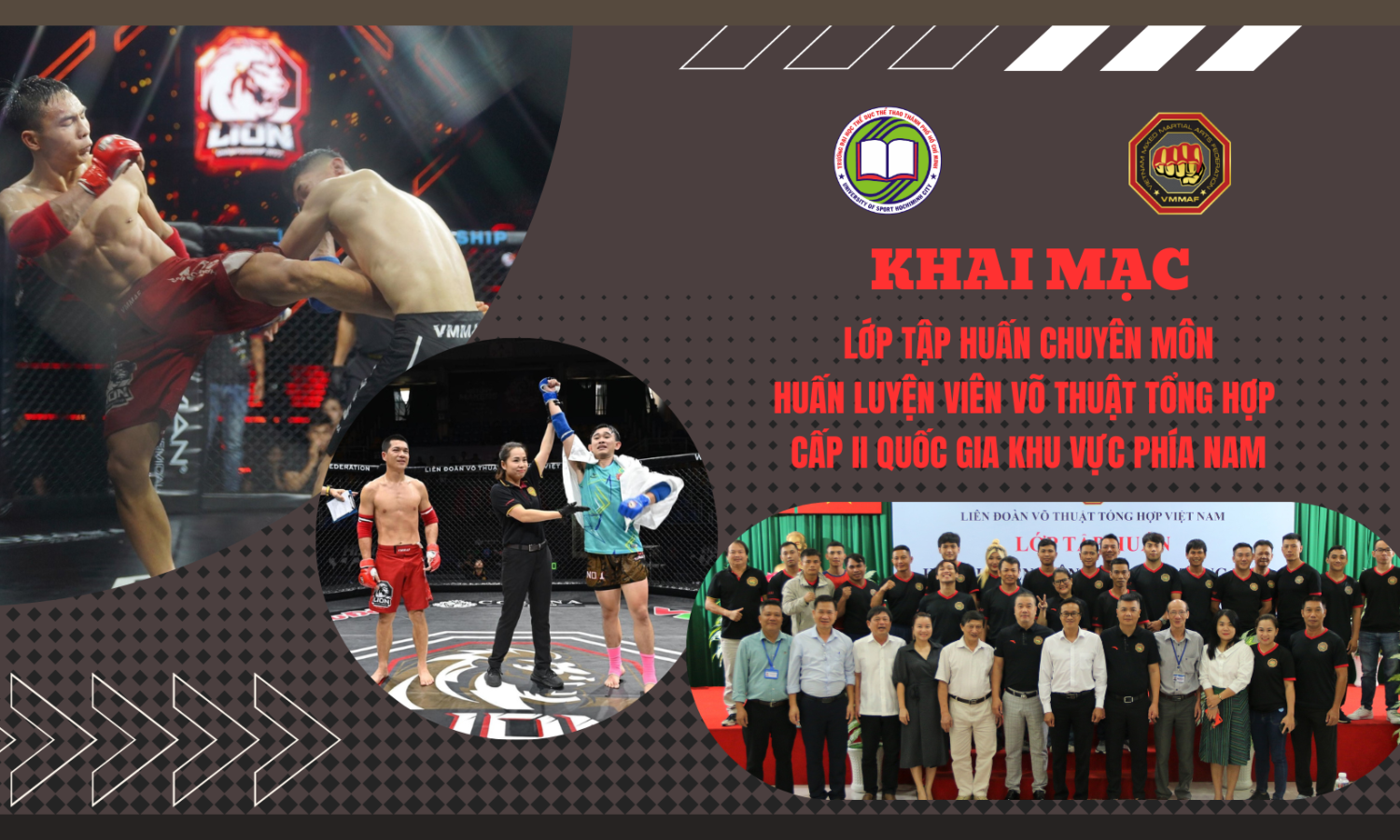 USH- Khai mạc lớp tập huấn chuyên môn  Huấn luyện viên  Võ thuật Tổng hợp cấp II quốc gia khu vực phía Nam.