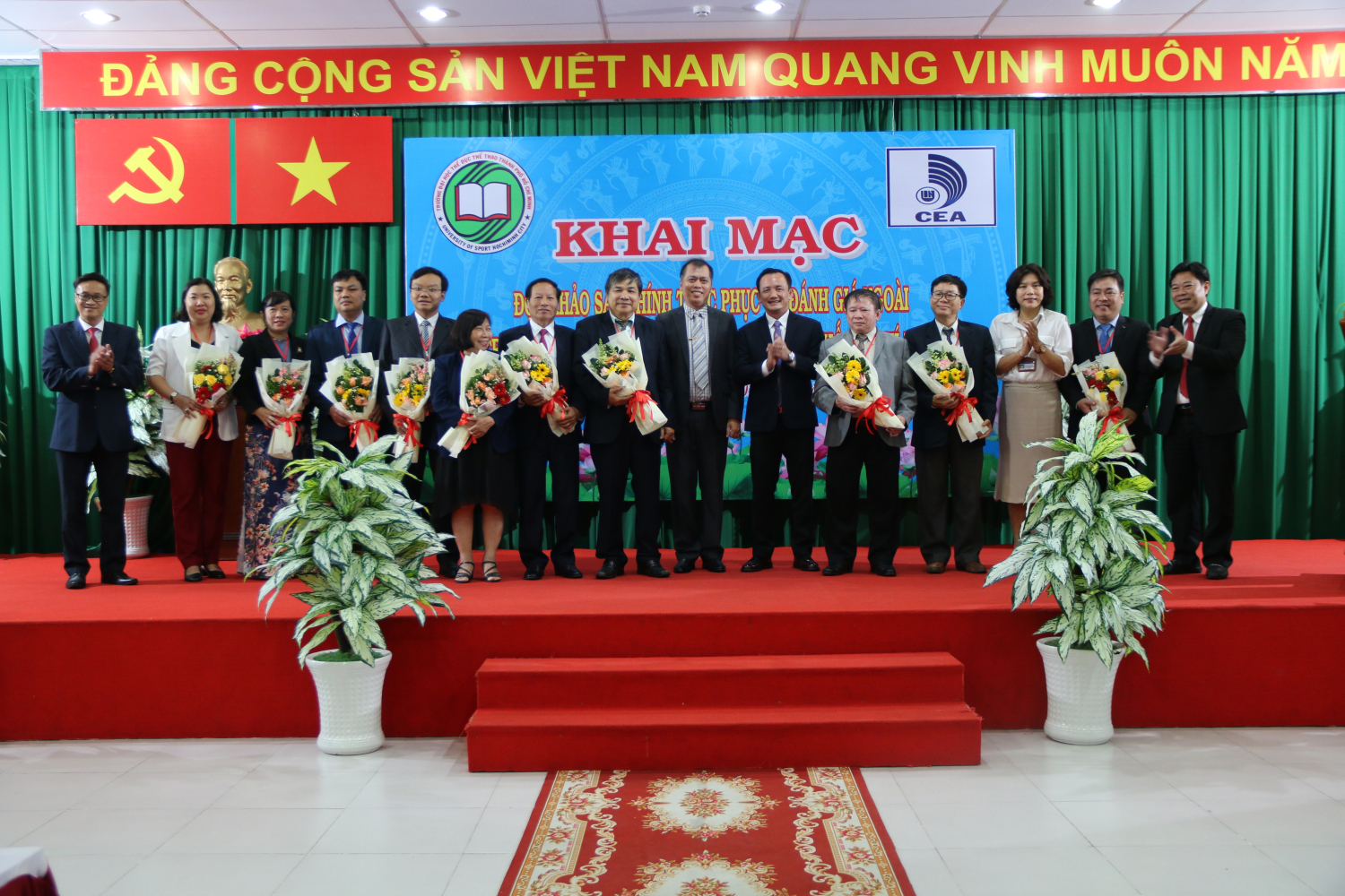 Khai mạc đợt khảo sát chính thức đánh giá ngoài Trường Đại học Thể dục thể thao Thành phố Hồ Chí Minh.