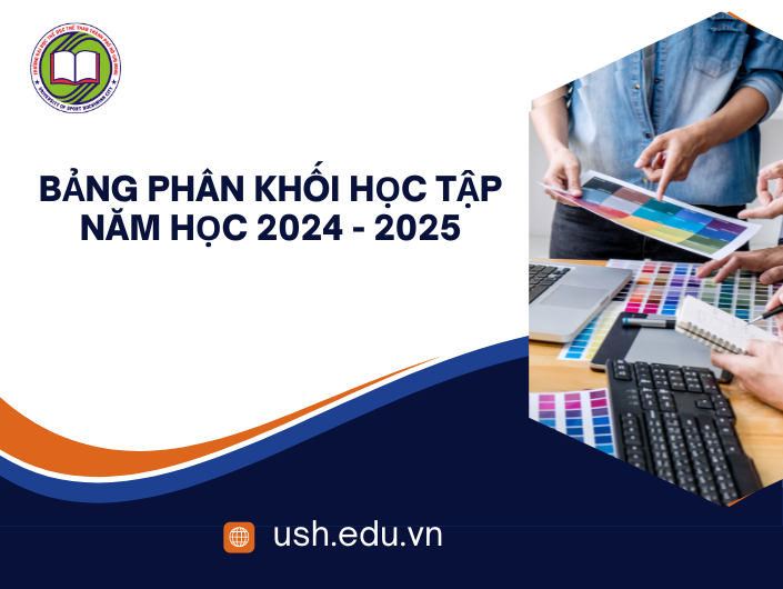 USH- Bảng phân khối học tập năm học 24-25.